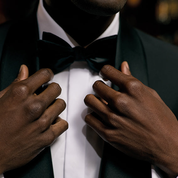 Details Smoking Anzug - BLACK TIE