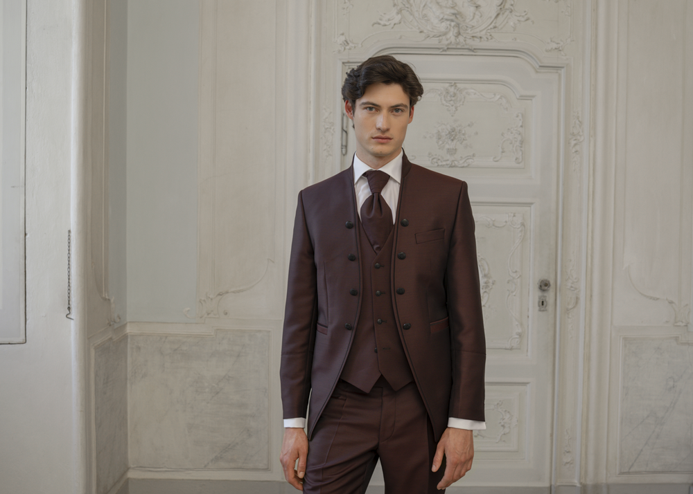Eleganter WILVORST Hochzeitsanzug 2027 für einen stilvollen Bräutigam-Look / TZIACCO by WILVORST